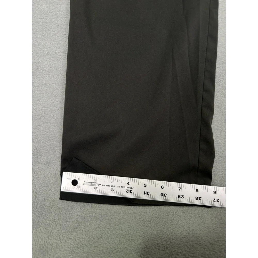 Nike Golf Dress Pants Mens 34x32 Black Straight Dri Fit Casual Athletic Stretch - Picture 6 of 10